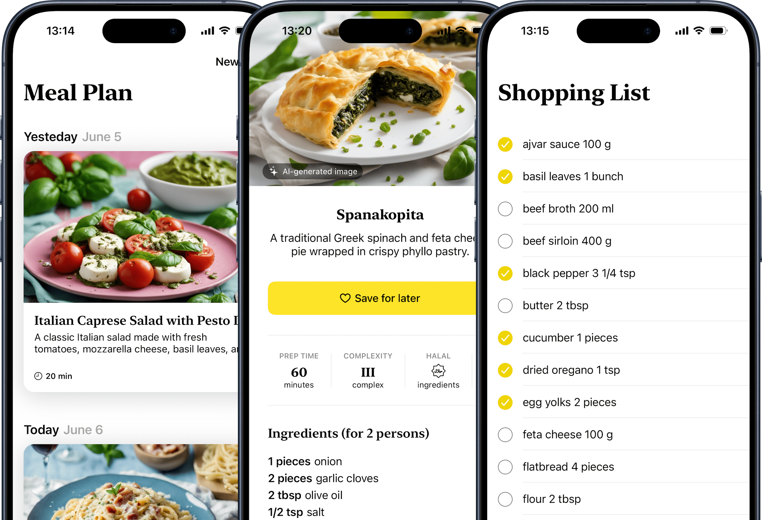 personalized meal planning